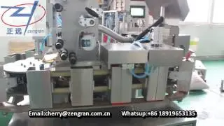 Brick shape with label packing machine