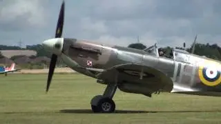 A Private Display from Spitfire BM597 at Duxford 18.07.2011