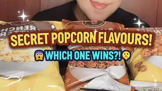 Trying 3 Unique Popcorn Flavors For The First Time | Popcorn Tasting Challenge | #PopcornChallenge