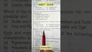 NEET 2026 mcq practice #neet2026 #aiimsdelhi #aim360