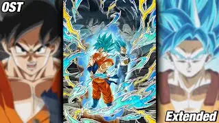 INT Dokkan Fest Super Saiyan Blue Goku/Vegeta Intro Extended OST | Dragon Ball Z Dokkan Battle
