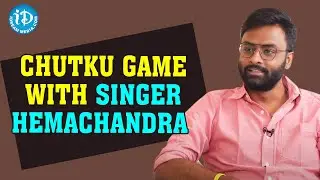 Chutkuu Game with Singer Hemachandra | RJ Prateeka | Sravana Bhargavi | iDream Telugu Moveis