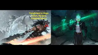 Tryndamere (3 star, no epic relics) vs Viego - Battle of the Big Swords - Path of Champions