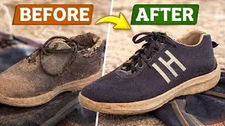 Before & After Shoe Transformation | Satisfying Results:#asmr #asmrsounds #asmrshoeshine 