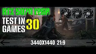 RTX 5070 12GB - TEST IN 30 GAMES - 3440x1440 21:9 UWQHD | Benchmark
