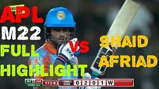APLT20 2018 M22- Kabul Zwanan vs Paktia Panthers Full Highlights || APL Highlights M20 2018