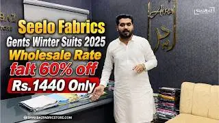 Seelo Fabrics Gents Winter Suits 2025 | Premium Unstitched Collection | Wholesale Price Faisalabad