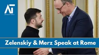 Ukraine Recovery Talks: Zelenskiy, Merz Hold Key Briefing in Rome | Amaravati Today World News LIVE