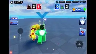 Trying floppy chicken in blade ball