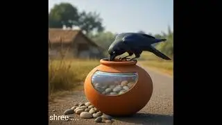 Chalak aur buddiman kavva#चालाक और बुद्धिमान कव्वा#clever and intelligent crow