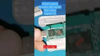 Modif Modem WiFi Telkomsel 4G 500 mbps jaringan setabil#shorts