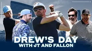 Drew Stoltz teams up with Jimmy Fallon & Justin Timberlake for an EPIC golf showdown
