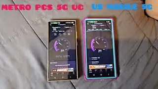 METRO PCS 5G UC vs US MOBILE 5G - Speed test