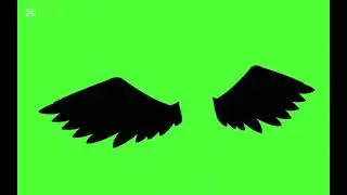 Gacha green screen wings 