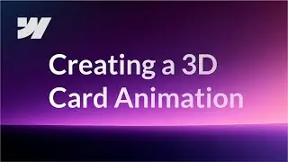 Create Stunning 3D Card Animations Easily in Webflow