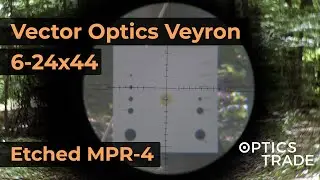 Vector Optics Veyron 6-24x44 Reticle Etched MPR-4 | Optics Trade Reticle Subtensions
