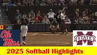 #19 Ole Miss vs #18 Mississippi State Softball Game Highlights 5 1 2025