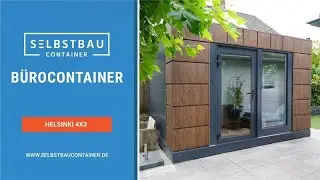 Hochwertiger B&uuml;rocontainer 4x3 Meter