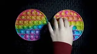 Tye-Dye Circle Pop-its ASMR 