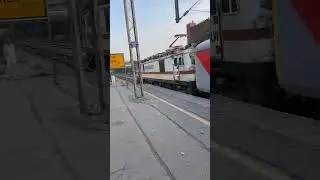 indain railways  wap7 Cross Palwal station #wap