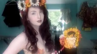 Fall Flower Fairy Makeup & Hair