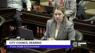 City Council Hearing: Public Health & Environment; January 21, 2026