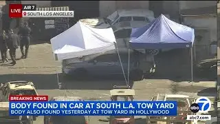 Another body found in car at different SoCal tow yard