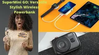 SuperMini GO: Versatile Stylish Wireless Powerbank,Powerbank 2022