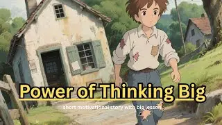 Power of Thinking Big - Story of a Poor Boy With Empty Pockets | English Motivational Story