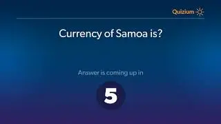 Currency of Samoa is?   Countries and Currencies Quiz