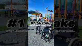BIGGEST mistake when building school playgrounds! #shorts #inclusion #accessibility