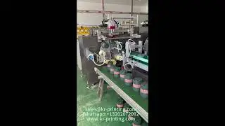 Automatic flower pot printing machine #short