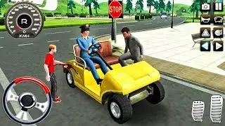 Shopping Mall Smart Rickshaw Taxi Driving - Best Android GamePlay