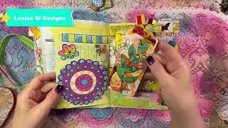 Handmade Easter Journal Full of Colour @SannieCreates #junkjournal #artjournal #artist #easter