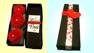 Rose Day special craft | Give special gift to your loved one| Rose box DIY | Tuber Tip