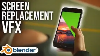 Replace ANY Screen Using VFX in Blender