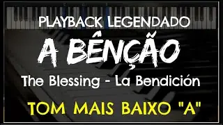 🎤 A Bênção (PLAYBACK LEGENDADO no Piano - TOM MAIS BAIXO  “A”) by Niel Nascimento