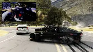 Street Drifting V8 LS2 SWAP At Spain Mountains - CAMMUS C12