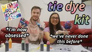 testing out a tie dye kit! // tie dyeing for the first time