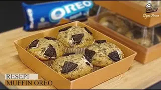 RESEPI MUDAH MUFFIN OREO, NO MIXER | Dyaz Anna