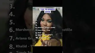 These Were the Top 10 Songs in 2019! 🔥(Billboard) #shorts