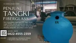 HP/WA 0822-4555-2359, READY STOCK! Tangki Panel Fiberglass FRP Berkualitas Tinggi Sumenep Jawa Timur