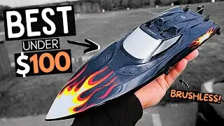 NEW SUPER FAST Brushless Speed Boat under $100! - Eachine EBT04