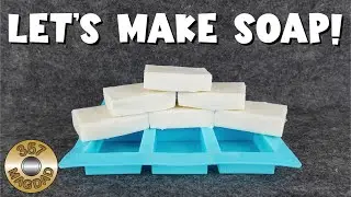 DIY Castile Olive Oil Soap Bars