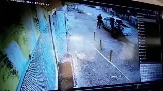 3 jamaican police narrowly escaped death by a car crashing into them