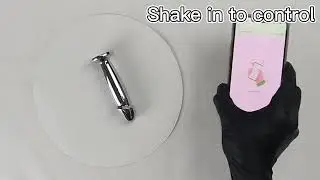 Vibrating Dildo Anal Plug App Control Metal