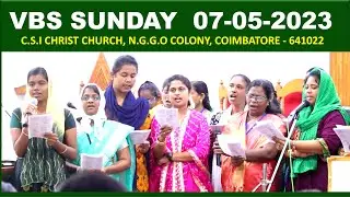07 MAY 2023 | VBS DIRECTORS SERMONS | SUNDAY 09:00 AM |