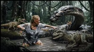 A Girl Alone Surviving In The Forest &ndash; Battle With a Giant Python