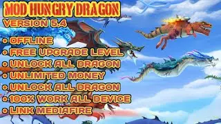 HUNGRY DRAGON MOD APK v5.4 | Unlock All Dragon + Unlimited Money (Offline)