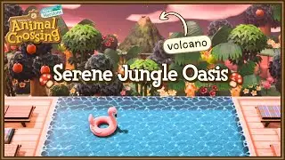 The Most Serene Tropical Jungle Resort Island Tour | Animal Crossing New Horizons 🌿